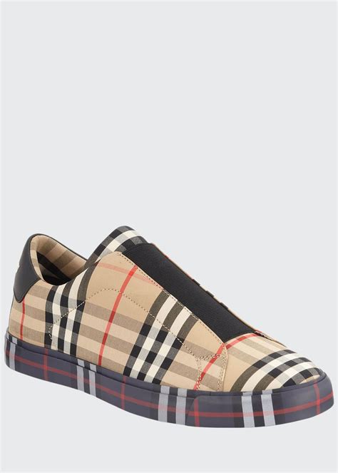 burberry shoes men sneakers|Burberry slip on sneakers men.